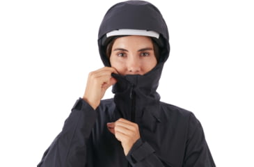 Image of Mammut Kento HS Hooded Jacket - Womens, Black, Extra Large, 1010-26840-0001-116