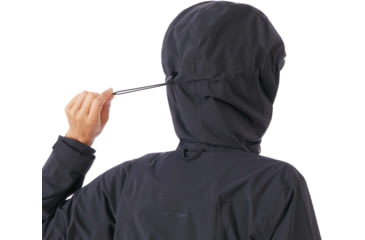 Image of Mammut Kento HS Hooded Jacket - Womens, Black, Extra Large, 1010-26840-0001-116