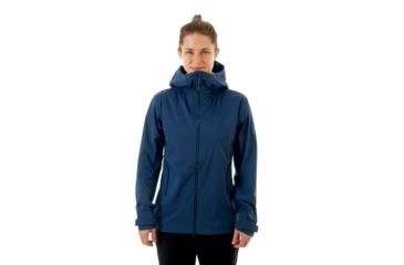 Image of Mammut Kento HS Hooded Jacket - Womens, Peacoat, Large, 1010-26840-50125-115