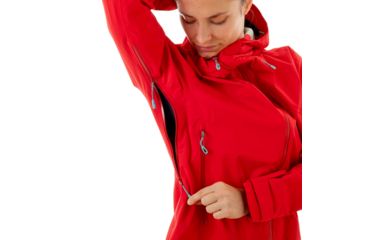 Image of Mammut Kento HS Hooded Jacket - Womens, Ruby, Large, 1010-26840-3149-115