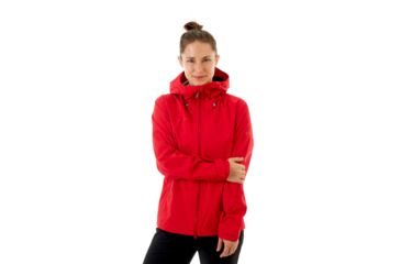 Image of Mammut Kento HS Hooded Jacket - Womens, Ruby, Large, 1010-26840-3149-115