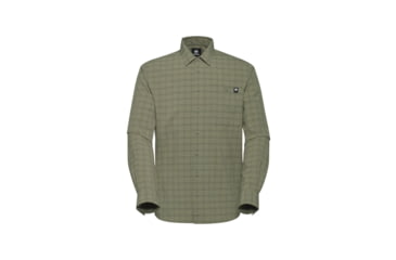 Image of Mammut Lenni Longsleeve Shirt - Mens, Marsh-Dark Marsh, L, 1015-01461-40300-115