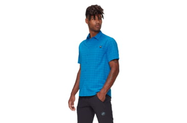 Image of Mammut Lenni Shirt - Mens, Glacier Blue-Marine, XXL, 1015-01471-50591-117