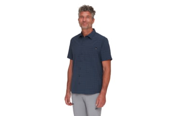Image of Mammut Lenni Shirt - Mens, Marine-Black, M, 1015-01471-5975-114