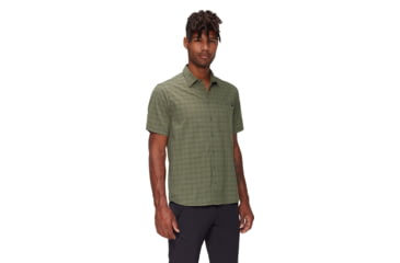 Image of Mammut Lenni Shirt - Mens, Marsh-Dark Marsh, M, 1015-01471-40300-114