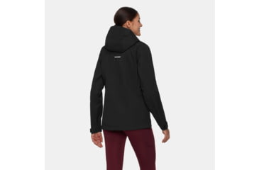 Image of Mammut Linard Guide HS Hooded Jacket - Womens, Black, Large, 1010-30970-0001-115