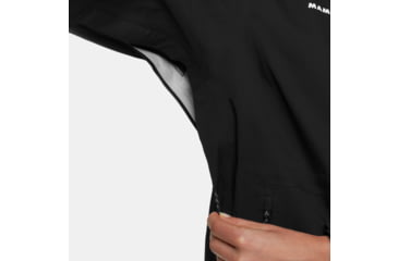 Image of Mammut Linard Guide HS Hooded Jacket - Womens, Black, Large, 1010-30970-0001-115