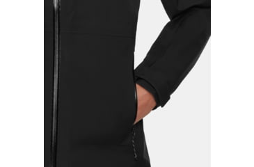 Image of Mammut Linard Guide HS Hooded Jacket - Womens, Black, Large, 1010-30970-0001-115