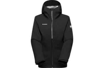 Image of Mammut Linard Guide HS Hooded Jacket - Womens, Black, Large, 1010-30970-0001-115