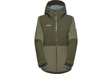 Image of Mammut Linard Guide HS Hooded Jacket - Womens, Marsh/Dark Marsh, Large, 1010-30970-40300-115