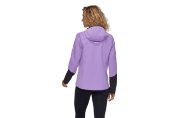 Image of Mammut Madris Light ML Half Zip Hoody - Womens, Lavandin-Black, M, 1014-06060-6441-114