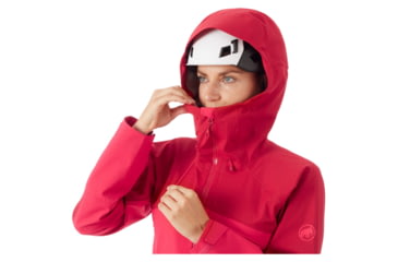 Image of Mammut Masao Hardshell Hooded Jacket - Women's, Extra Small, Pink, 1010-26890-6085-112