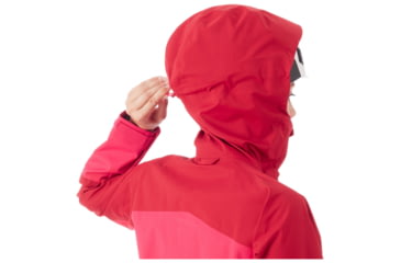 Image of Mammut Masao Hardshell Hooded Jacket - Women's, Extra Small, Pink, 1010-26890-6085-112