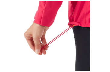 Image of Mammut Masao Hardshell Hooded Jacket - Women's, Extra Small, Pink, 1010-26890-6085-112