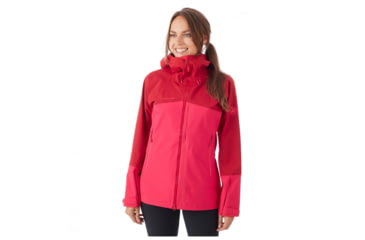 Image of Mammut Masao Hardshell Hooded Jacket - Women's, Extra Small, Pink, 1010-26890-6085-112