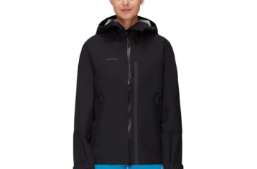 Image of Mammut Masao Hardshell Hooded Jacket - Women's, Medium, Black, 1010-26510-0001-114