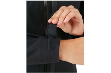 Image of Mammut Masao Hardshell Hooded Jacket - Women's, Medium, Black, 1010-26510-0001-114