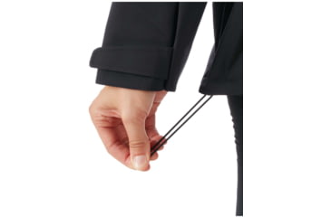 Image of Mammut Masao Hardshell Hooded Jacket - Women's, Medium, Black, 1010-26510-0001-114