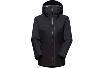 Image of Mammut Masao Hardshell Hooded Jacket - Women's, Medium, Black, 1010-26510-0001-114