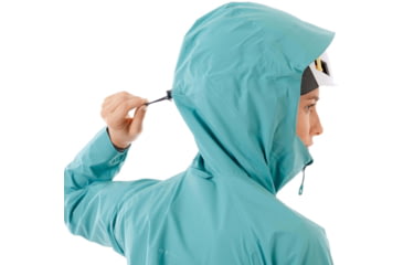 Image of Mammut Masao Hardshell Hooded Jacket - Women's, Large, Waters, 1010-26890-50145-115