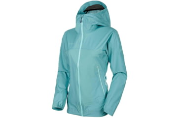 Image of Mammut Masao Hardshell Hooded Jacket - Women's, Large, Waters, 1010-26890-50145-115