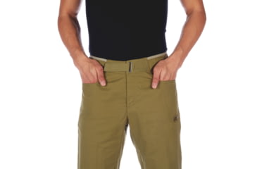 Image of Mammut Massone Climbing Pants - Mens, Olive, US 36, 1022-00020-4072-52-10