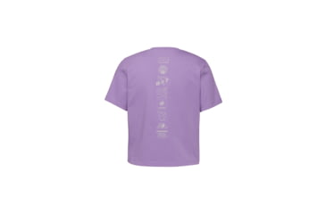 Image of Mammut Massone Emblems Cropped T-Shirt - Womens, Lavandin, M, 1017-05172-6434-114