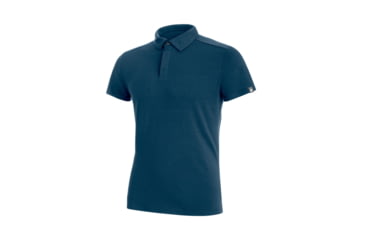 Image of Mammut Men's Alvra Polo, Jay, Large, 1017-00010-50011-115