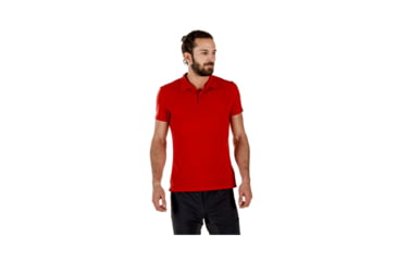 Image of Mammut Men's Alvra Polo, Magma, Extra Large, 1017-00010-3465-116
