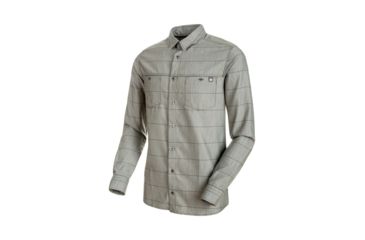 Image of Mammut Mens Alvra Shirt, Iguana-Marine, Small, 1015-00040-4589-113