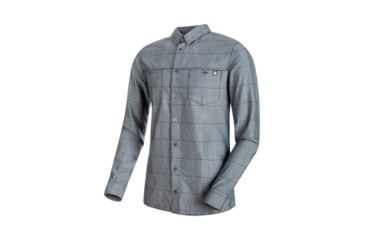 Image of Mammut Mens Alvra Shirt, Marine-Magma, Medium, 1015-00040-50035-114