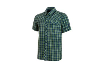 Image of Mammut Mens Asko Shirt, Jay-Sprout, Medium, 1015-01533-50025-114