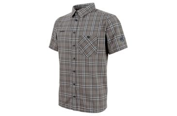 Image of Mammut Mens Belluno Shirt, Titanium-Graphite, Small, 1030-02510-00012-113