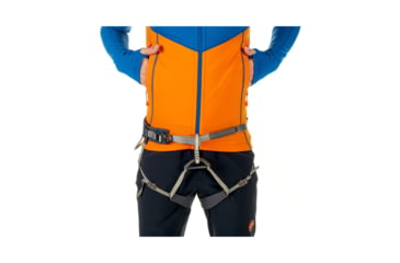 Image of Mammut Mens Eiswand Advanced ML Hooded Jacket, Ice-Sunrise, L, 1010-24680-5925-115