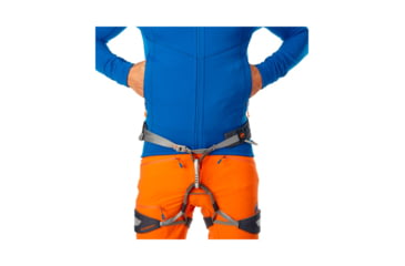 Image of Mammut Mens Eiswand Advanced ML Hooded Jacket, Ice-Sunrise, L, 1010-24680-5925-115