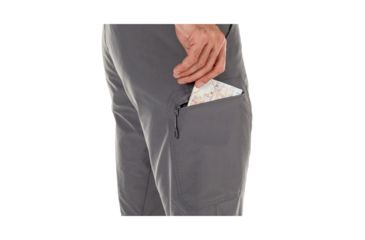 Image of Mammut Mens Hiking Shorts, Titanium, US 28 Waist, 1020-11220-0051-44-10