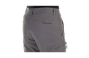 Image of Mammut Mens Hiking Shorts, Titanium, US 28 Waist, 1020-11220-0051-44-10
