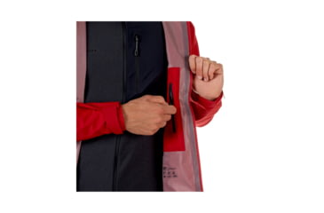 Image of Mammut Mens Masao Light HS Hooded Jacket, Magma, 2XL, 1010-25980-3465-117