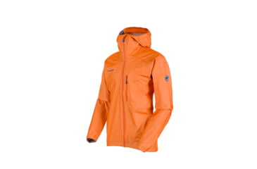 Image of Mammut Mens Nordwand Light HS Hooded Jacket, Sunrise, Extra Large, 1010-25950-2153-116