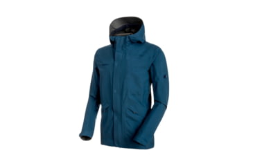 Image of Mammut Men's Roseg HS Hooded Jacket, Jay, Small, 1010-26110-50011-113