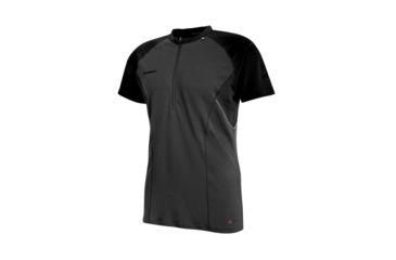 Image of Mammut Mens Sertig Half Zip T-Shirt, Graphite-Black, Small, 1017-00100-0126-113
