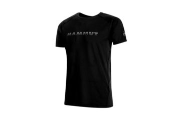 Image of Mammut Mens Splide Logo T-Shirt, Black, Extra Large, 1017-00220-0001-116