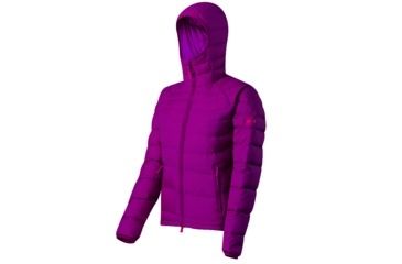 Image of Mammut Miva Hooded Jacket - Women's-Ivy/Yolk-X-Large