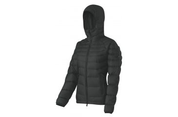 Image of Mammut Miva Hooded Jacket - Women's-Black / Bellis-Medium