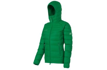 Image of Mammut Miva Hooded Jacket - Women's-Eucalyptus-Large
