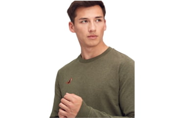 Image of Mammut ML Pull - Men's, Iguana Melange Wolf, Small, 1014-01532-40149-113