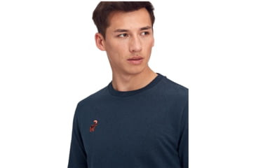 Image of Mammut ML Pull - Men's, Marine Melange Capricorn, Extra Small, 1014-01532-50418-112