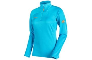 Image of Mammut Moench Advanced Half Zip Longsleeve Shirt, Arctic, Small, 1041-09940-5205-113