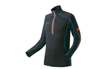 Image of Mammut Moench Longsleeve Shirt - Men's-Black-Large