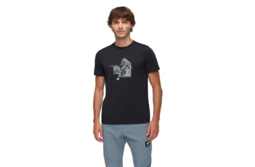 Image of Mammut Mountain T-Shirt 4208m - Mens, Black, L, 1017-06500-0001-115